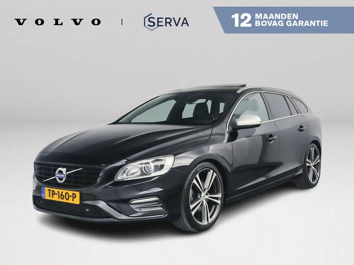 Volvo V60 D4 Business Sport | Panoramadak | Parkeercamera | Zwart - 1