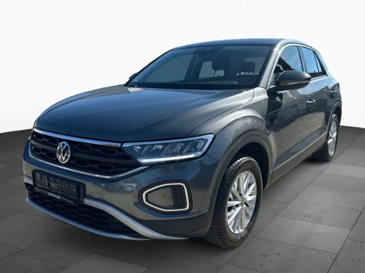 Volkswagen T-Roc 1.0 TSI OPF LED SHZ FRONT-ASSIST LANE-ASSIST KLIM Grijs - 2