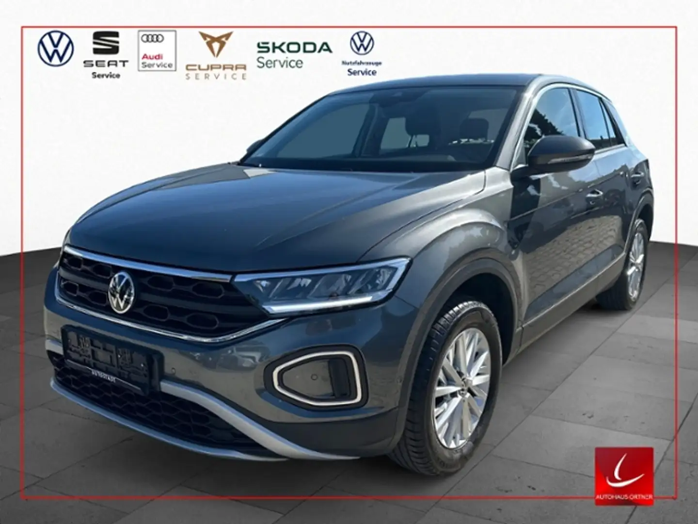 Volkswagen T-Roc 1.0 TSI OPF LED SHZ FRONT-ASSIST LANE-ASSIST KLIM Grijs - 1
