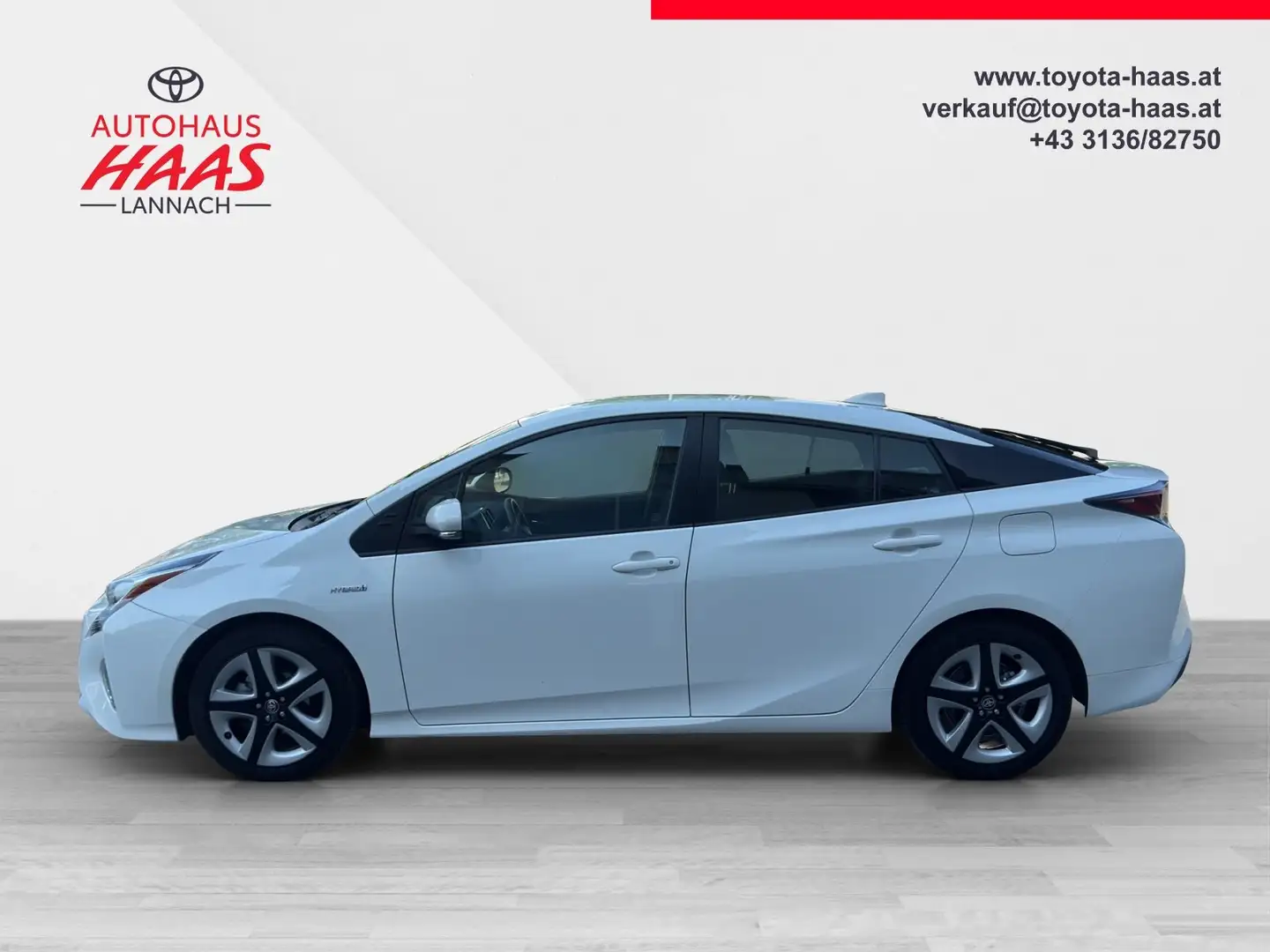 Toyota Prius 1,8 VVT-i Hybrid Lounge Blanc - 2