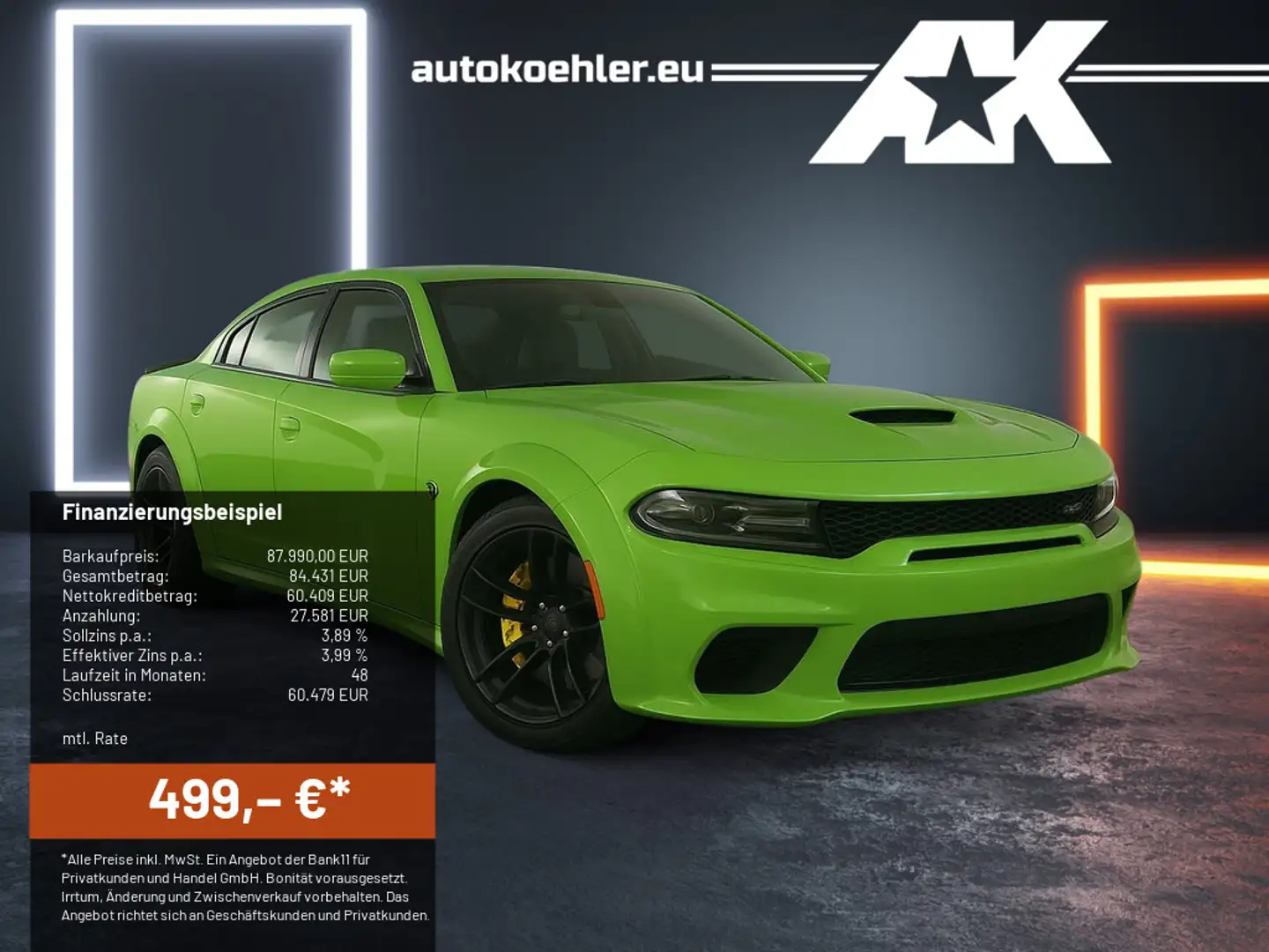 Dodge Charger SRT Hellcat Widebody Jailbreak LAST CALL Verde - 1
