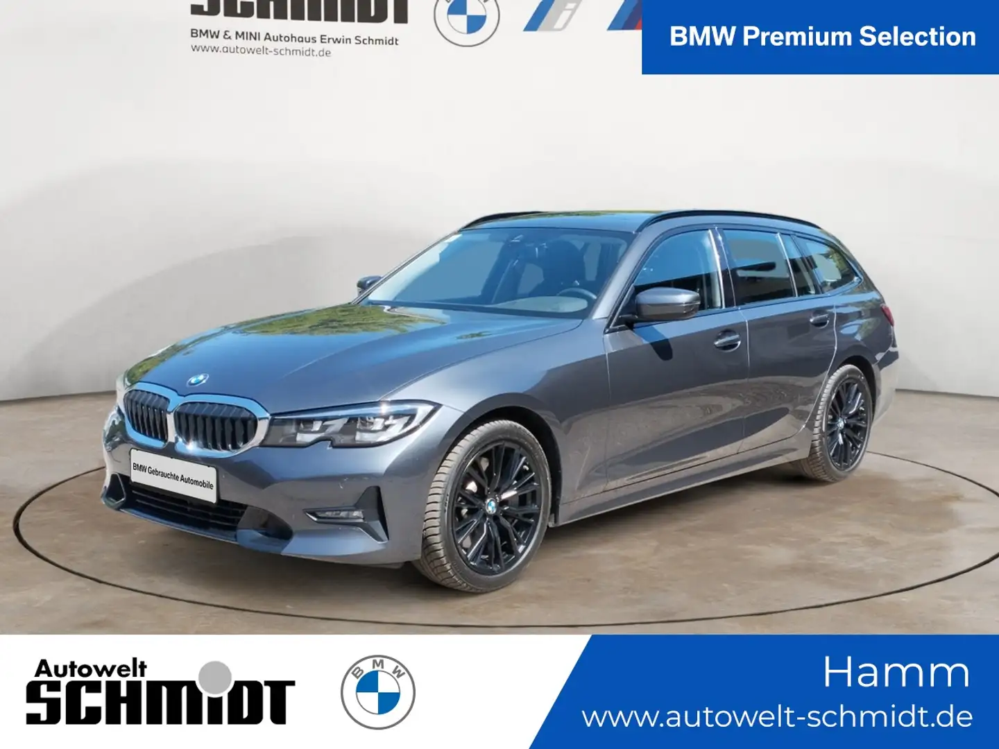 BMW 330 i Touring Sport Line + 2Jahre-BPS.-GARANTIE Grau - 1