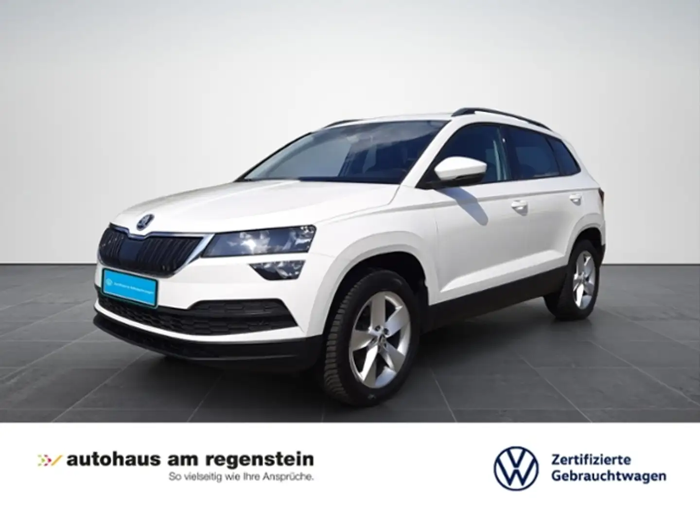 Skoda Karoq 2.0TDI DSG 4x4 Amb. Navi/Sthz/SmartLink Blanc - 1