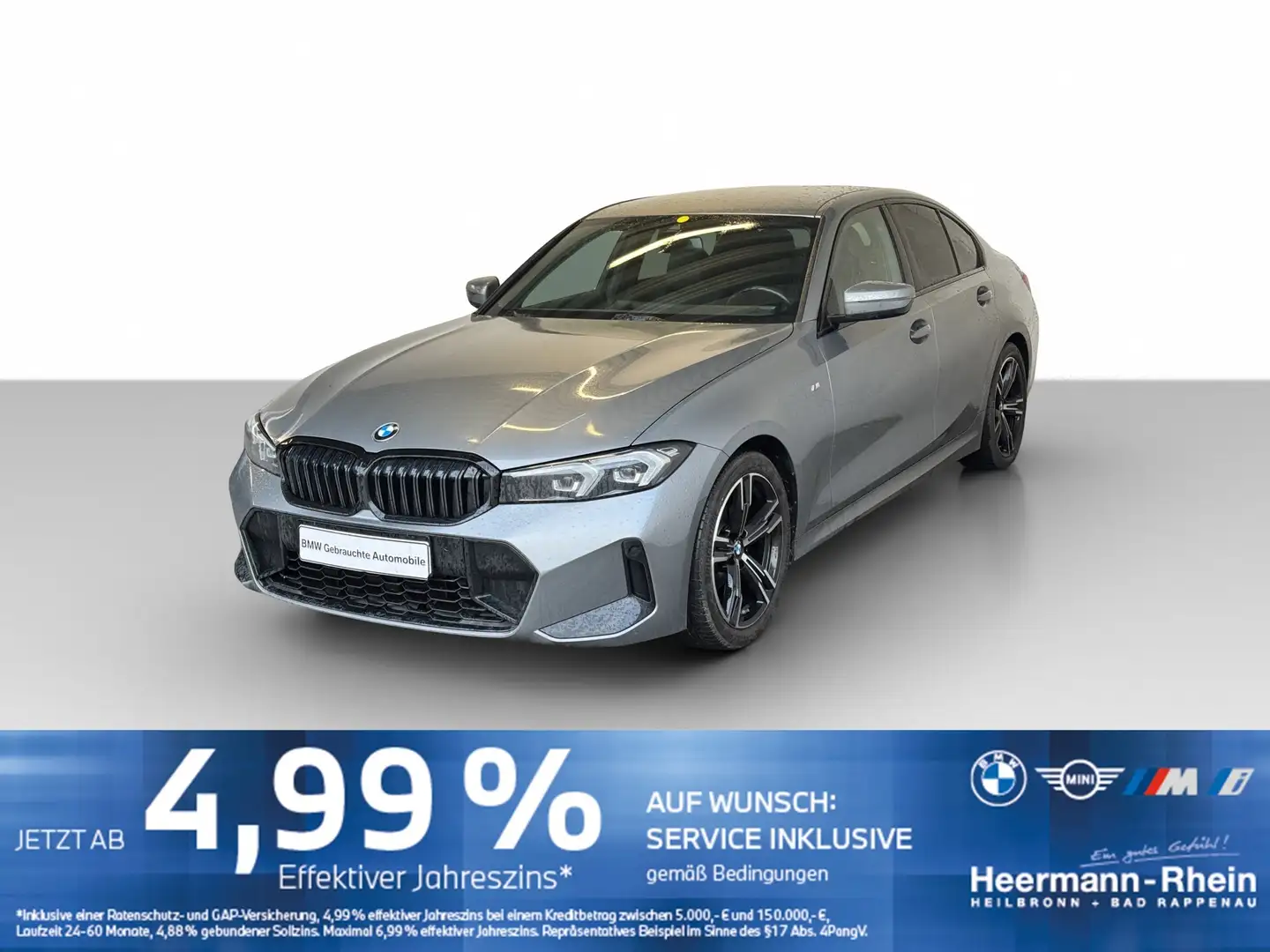 BMW 318 iA Lim. M Sport Navi.DriveAss.HiFi.Tempo.SHZ Grau - 2