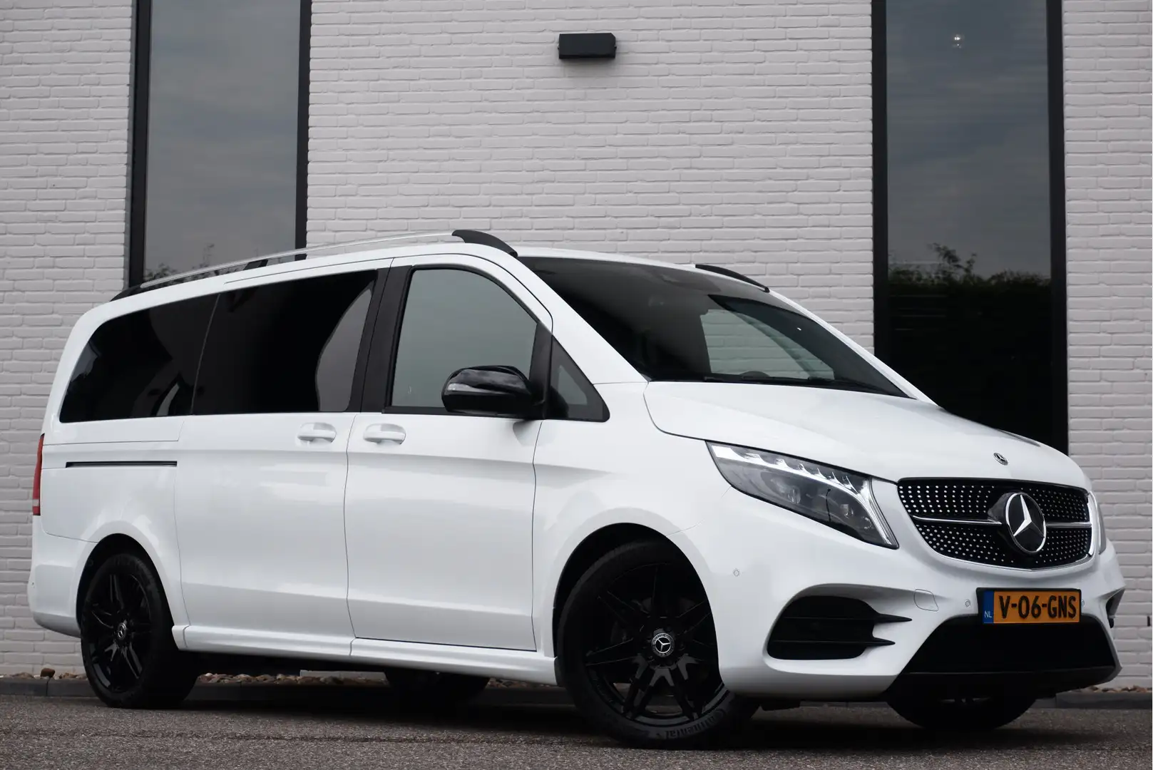 Mercedes-Benz V 220 220d / BPM VRIJ / Lang / AMG / DC / 2x Elec Schuif Wit - 1