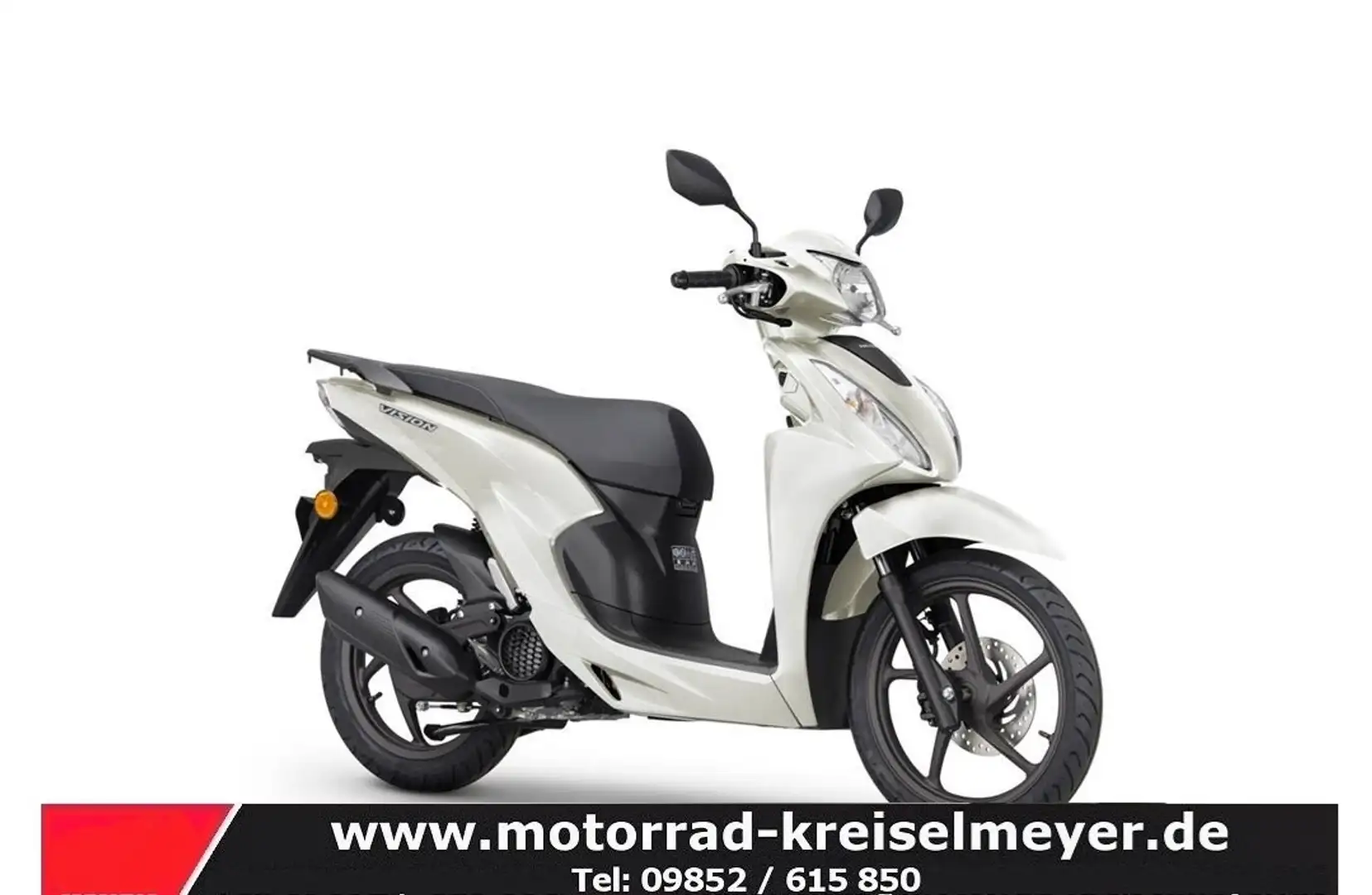 Honda Vision 110 Mod.25 sofort verfügbar zum Aktionspreis! Weiß - 1
