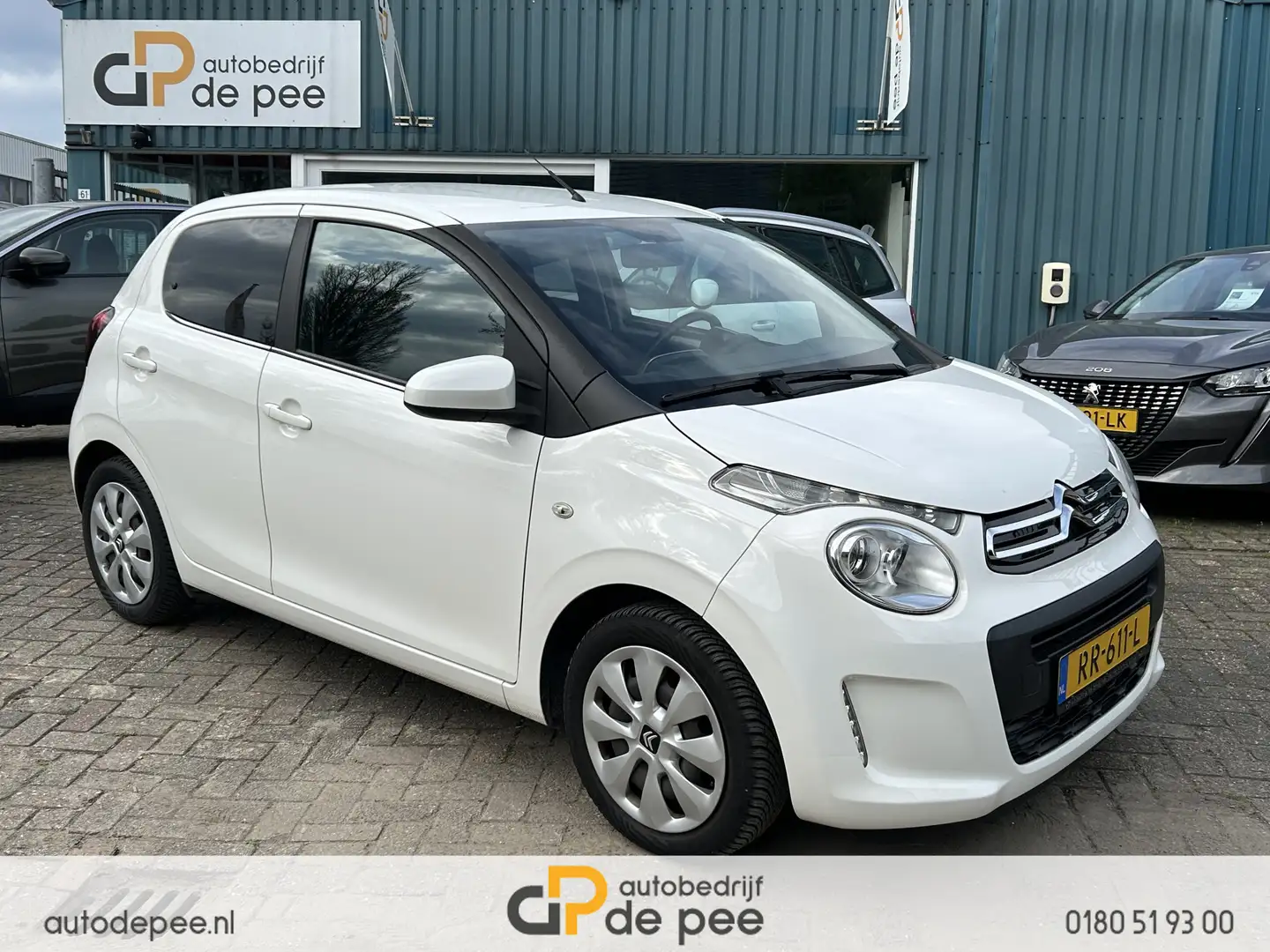 Citroen C1 1.0 e-VTi Feel GARANTIE/AIRCO/CV+AB/EL.RAMEN rijkl Wit - 1