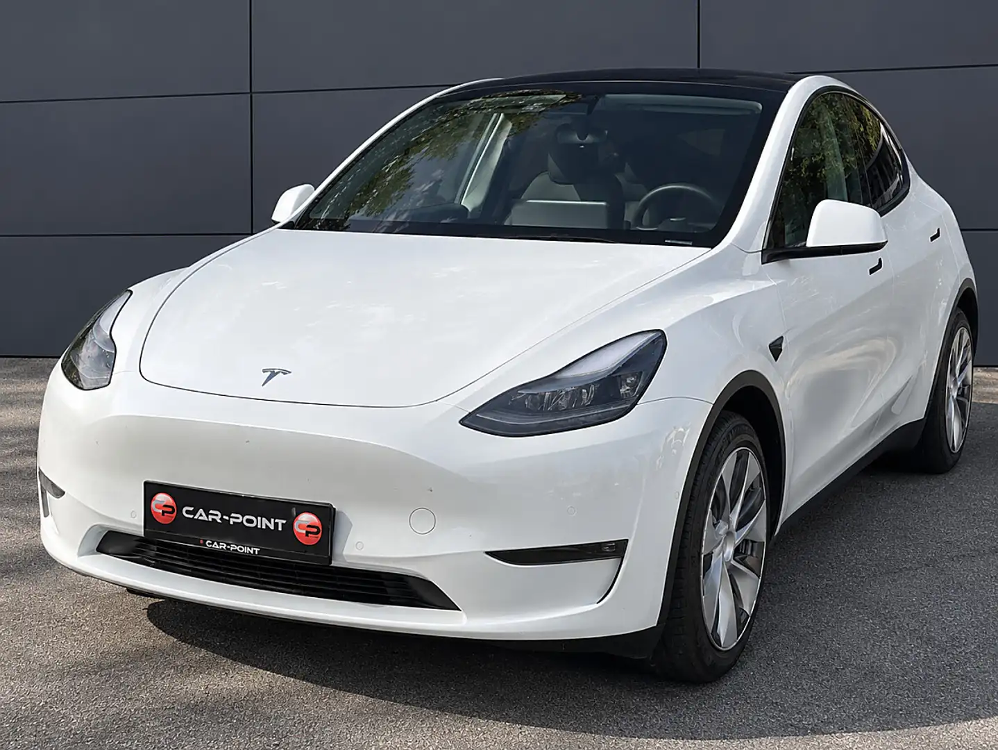 Tesla Model Y Maximale Reichweite Dual AWD Weiß - 1