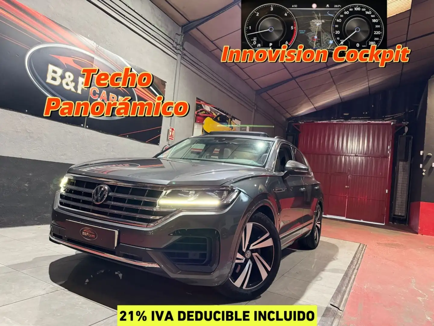 Volkswagen Touareg 3.0TDI V6 R-Line Tiptronic 4Motion 210kW Gris - 1
