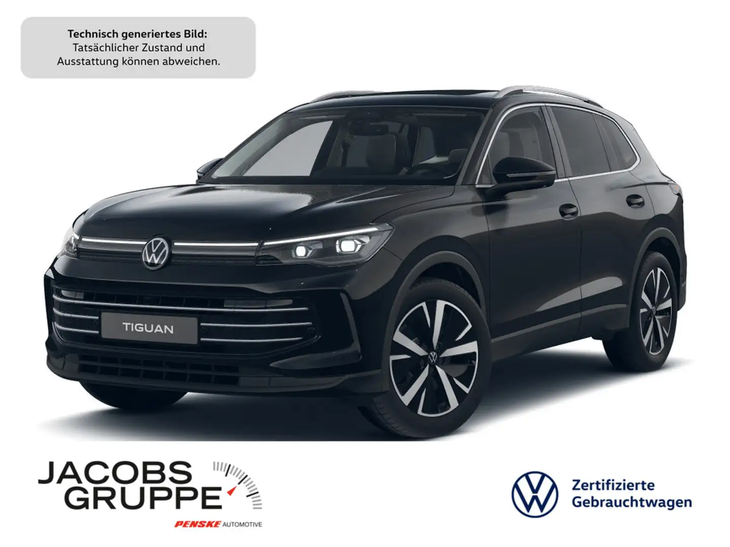 Volkswagen Tiguan 2.0 TDI Elegance Panorama*AreaView*Head-up * Schwarz - 1