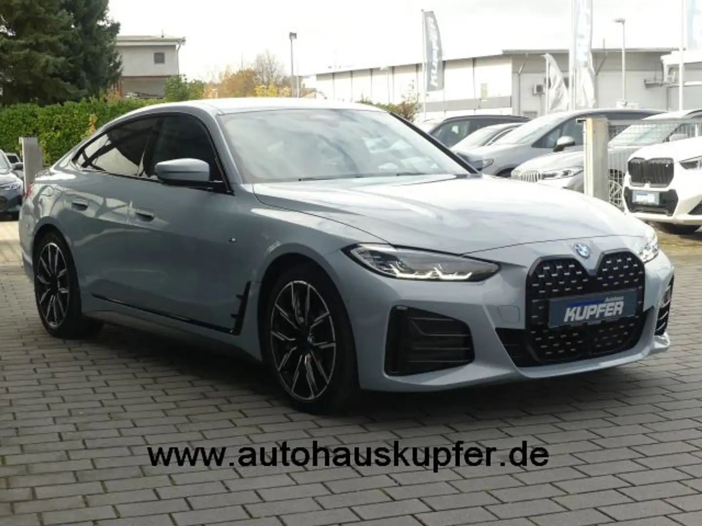 BMW 420 d xDriv M Sportpaket Stdhzg.AHKel Grau - 2