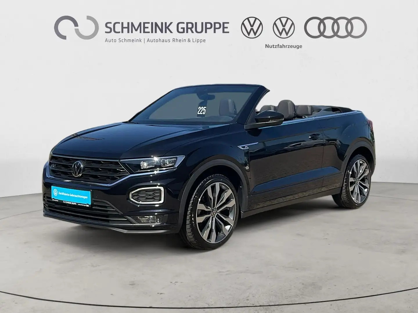 Volkswagen T-Roc T-Roc Cabr. R-Line 1.5 TSI DSG Navi Kamera ACC Zwart - 1