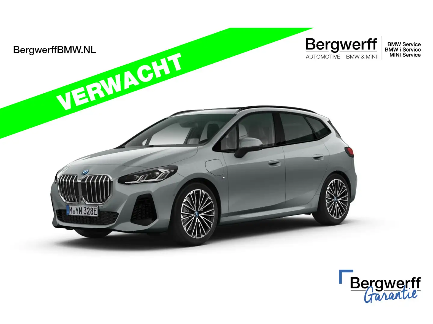 BMW 225 2-serie Active Tourer 225e xDrive M-Sport - Pano - Gris - 1