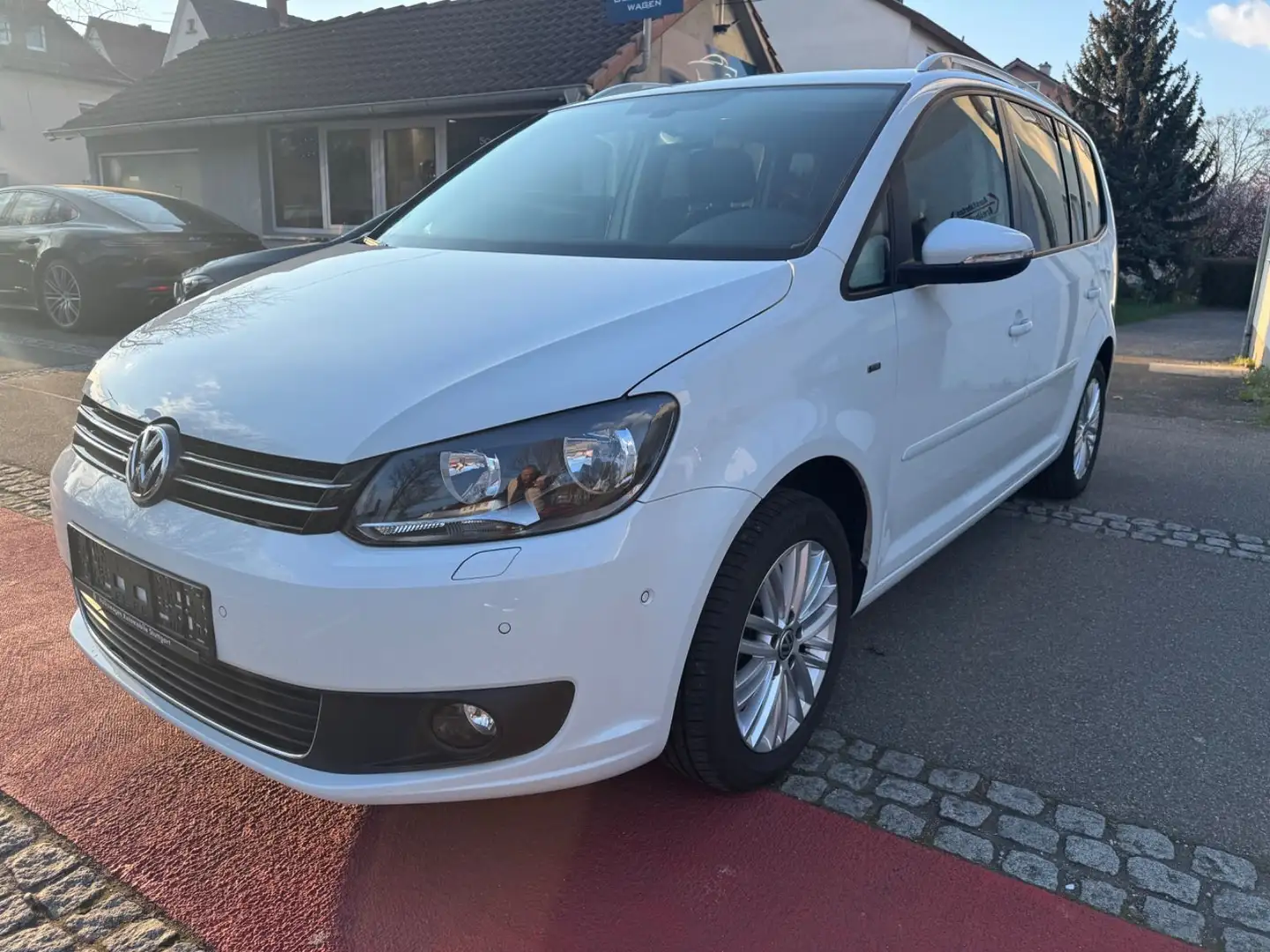 Volkswagen Touran Cup 1.Hand 53Tkm Blanc - 1