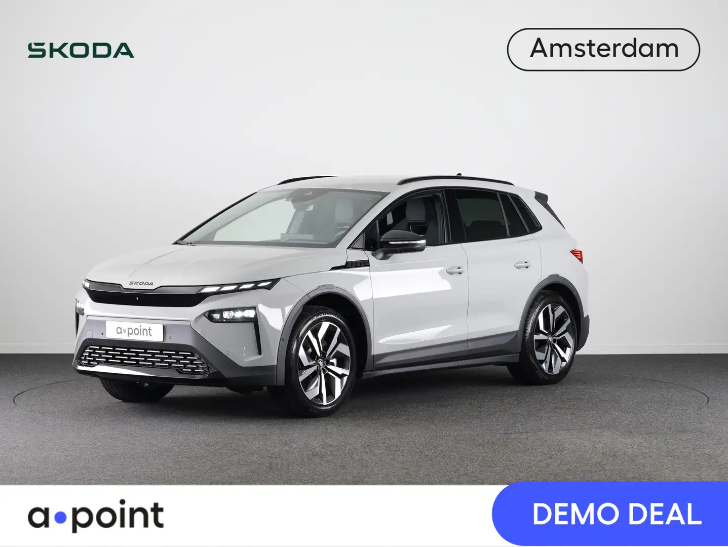 Skoda Elroq 60 Sportline 204 pk Matrix Led koplampen | Keyless Grijs - 1