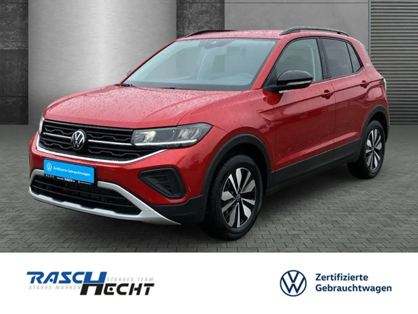 Volkswagen T-Cross Goal 1.0 TSI*LED*NAVI*SHZ*5 J. GAR* Rot - 1