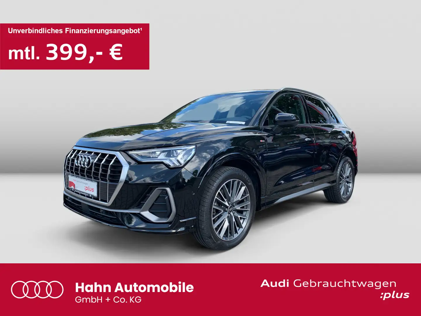 Audi Q3 40 TDI quattro S tronic S line Pano Standh Noir - 1