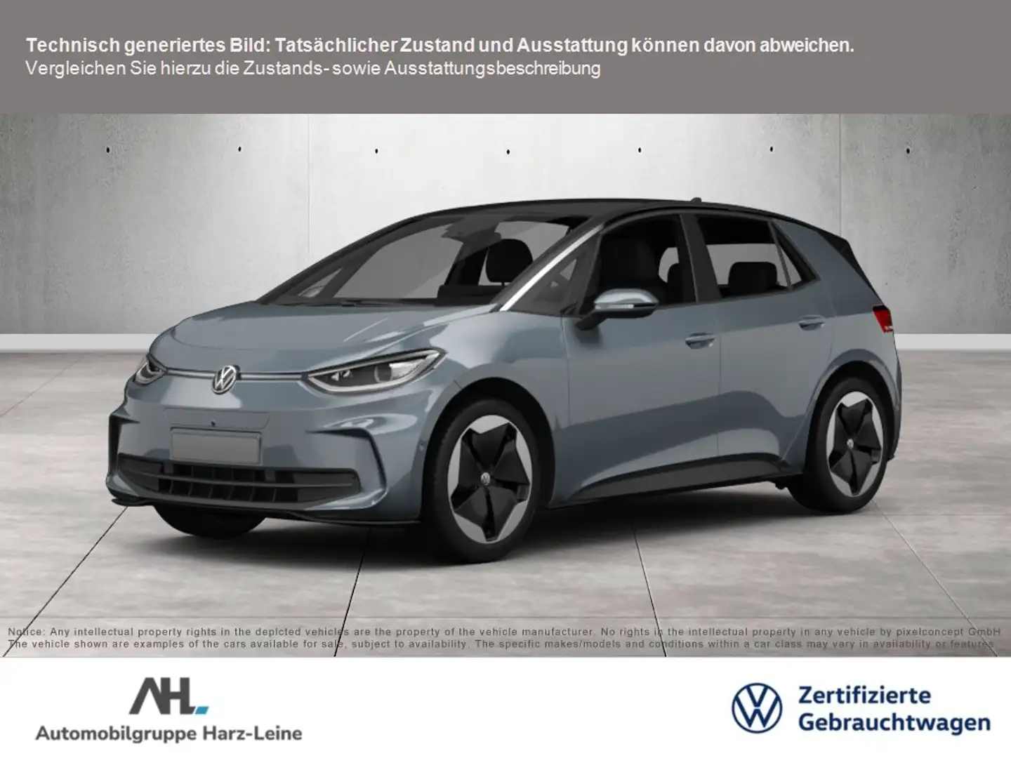 Volkswagen ID.3 PRO GOAL+ACC+RÜCKFAHRKAMERA+ALU 19''+ELK SITZE+TRA Grijs - 1