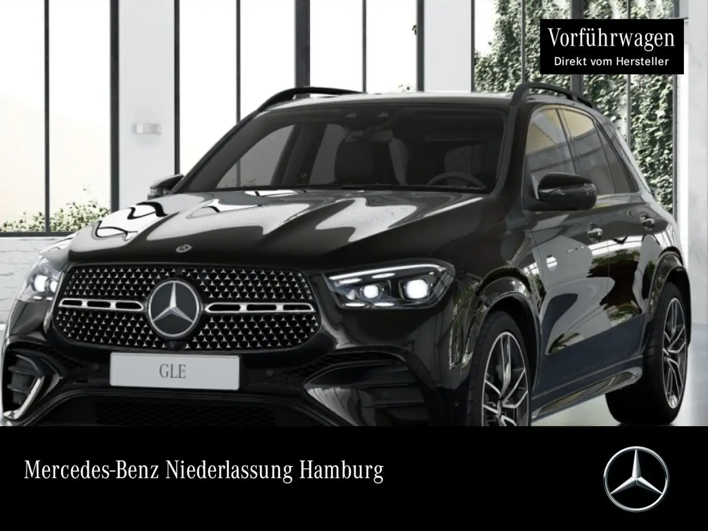 Mercedes-Benz GLE 300 d 4M AMG+NIGHT+PANO+360+AHK+MULTIBEAM+22" Schwarz - 1