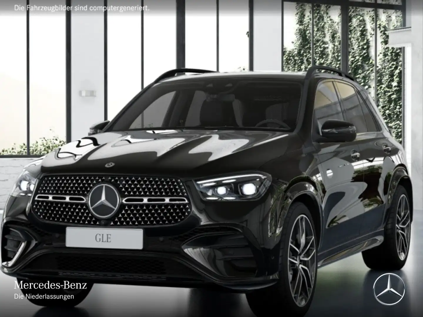 Mercedes-Benz GLE 300 d 4M AMG+NIGHT+PANO+360+AHK+MULTIBEAM+22" Schwarz - 2