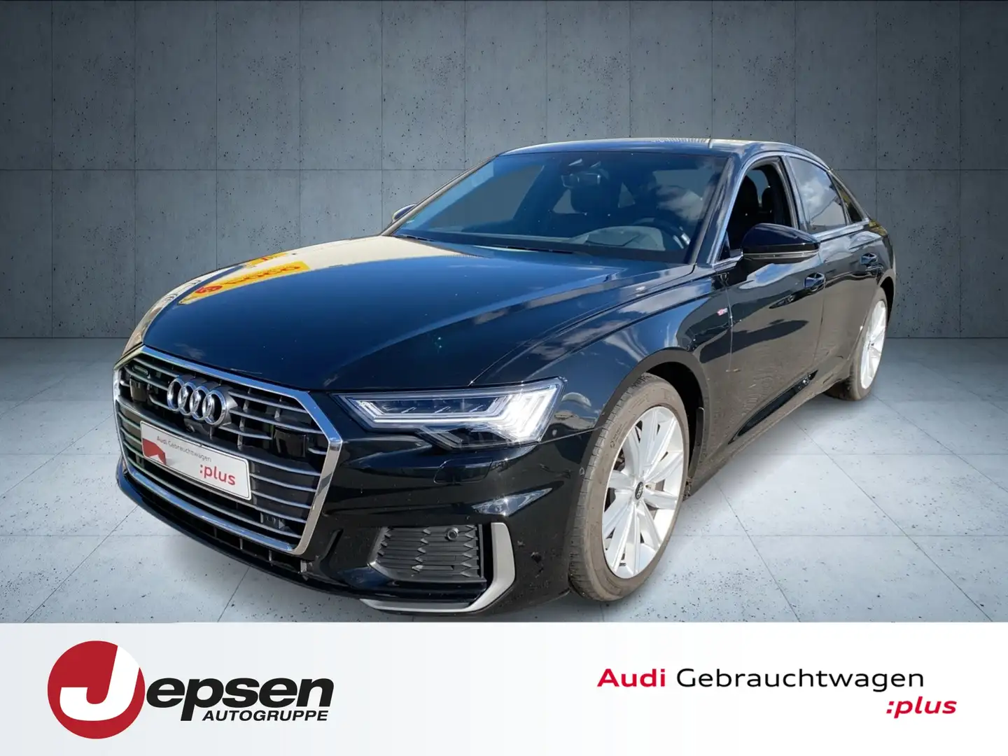 Audi A6 Limousine sport 50 TDI qu tiptr Matrix ACC AHK Noir - 1