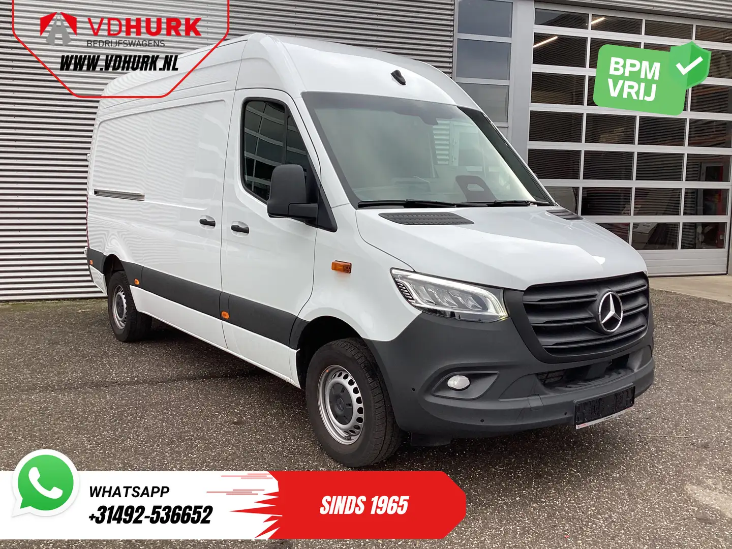 Mercedes-Benz Sprinter 317 CDI Aut. L2H2 3.5t Trekverm./ LED/ Gev. Stoel/ Blanc - 1