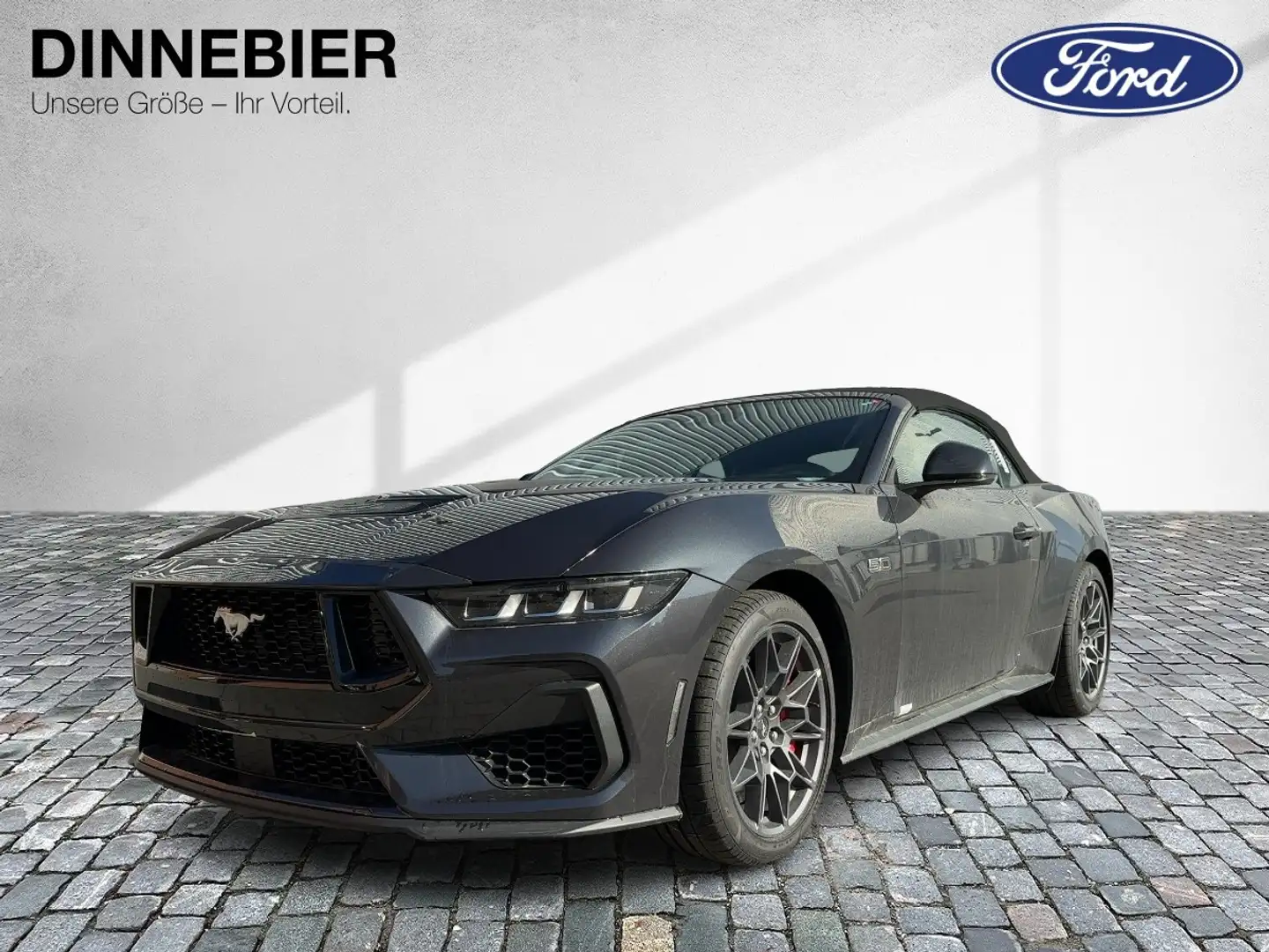 Ford Mustang GT CONVERTIBLE 5.0 LED+Kamera+Navi Grau - 2