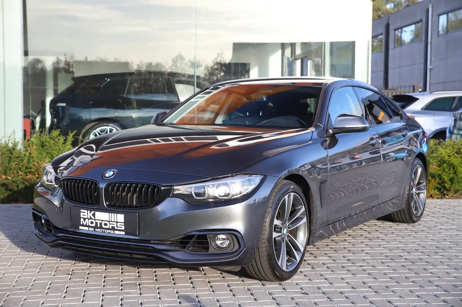 BMW 418 i Gran Coupe -AUTOMAAT-TREKHAAK-LED-CRUISE-NAVI Grijs - 2