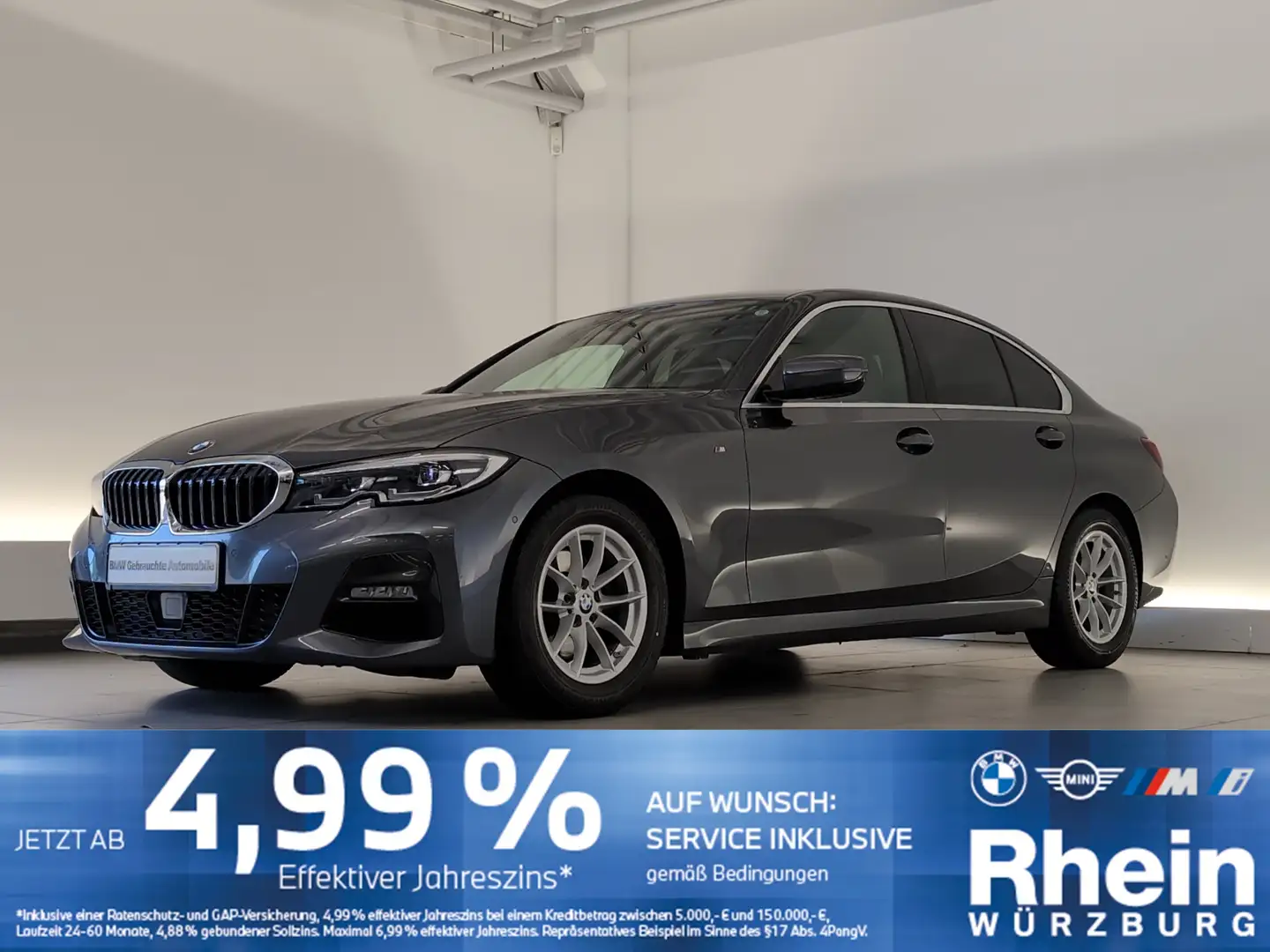 BMW 320 d Limousine M Sportpaket Ambiente/DAB/HiFi  Ambien Grau - 1