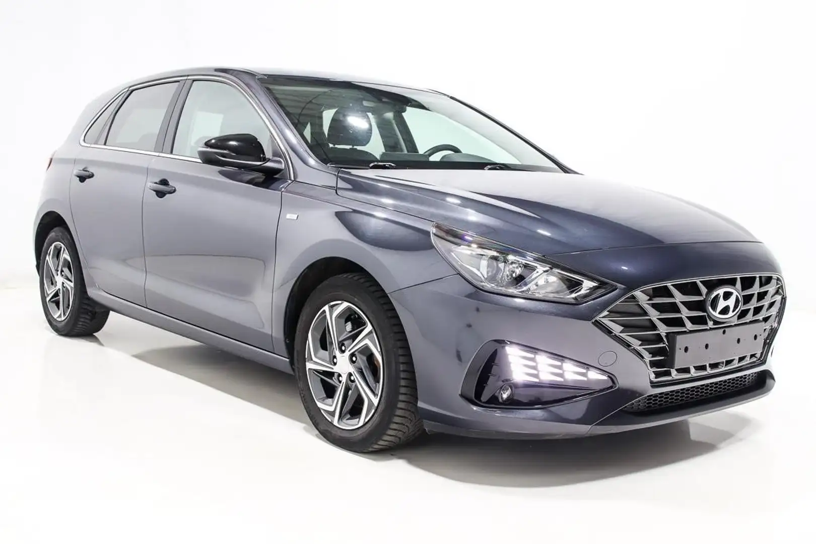 Hyundai i30 i30 1.0 Hybrid 120 pk NAVI CAMERA AIRCO CRUISE PDC Gris - 1