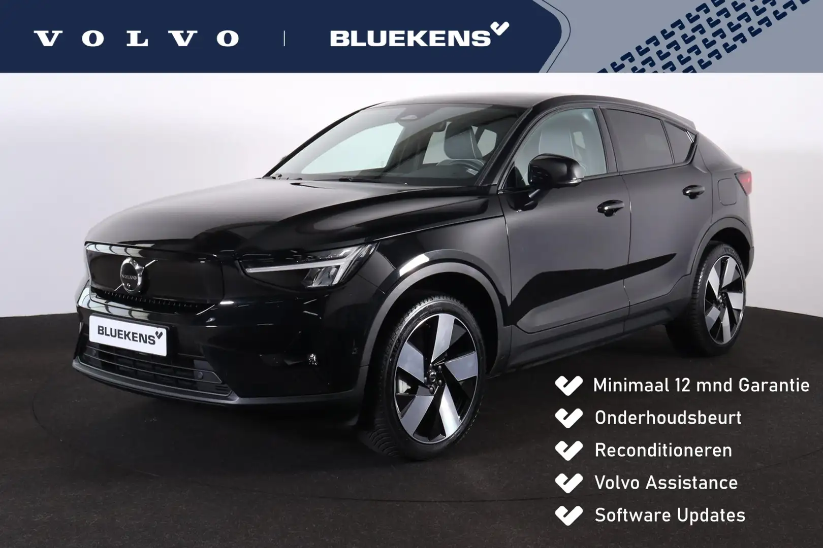 Volvo C40 Recharge Twin Ultimate 78 kWh - Panoramadak - Inte Zwart - 1