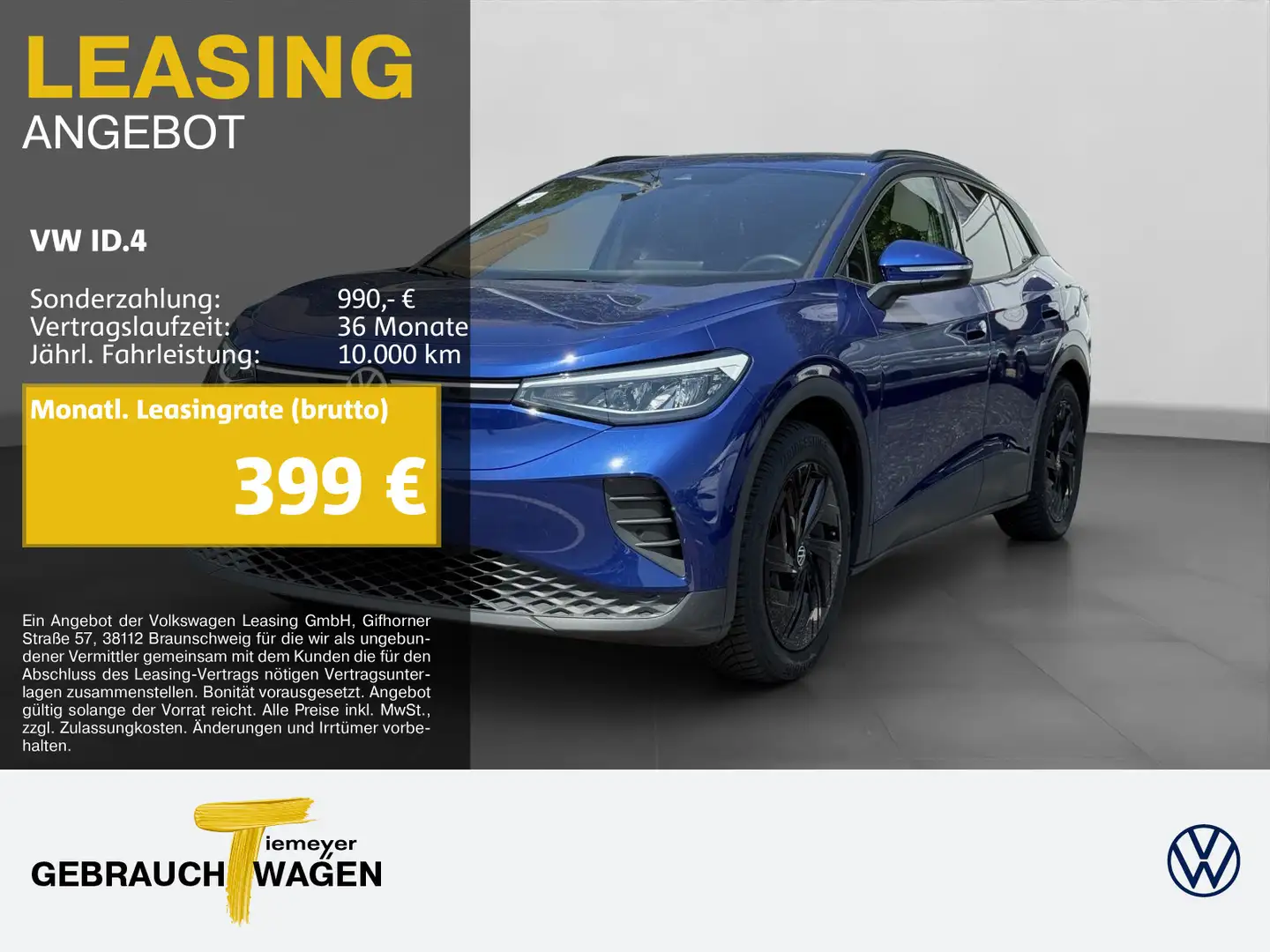 Volkswagen ID.4 ProPerf MOVE LM19 ALCANTARA KAMERA WÄMEP Blau - 1