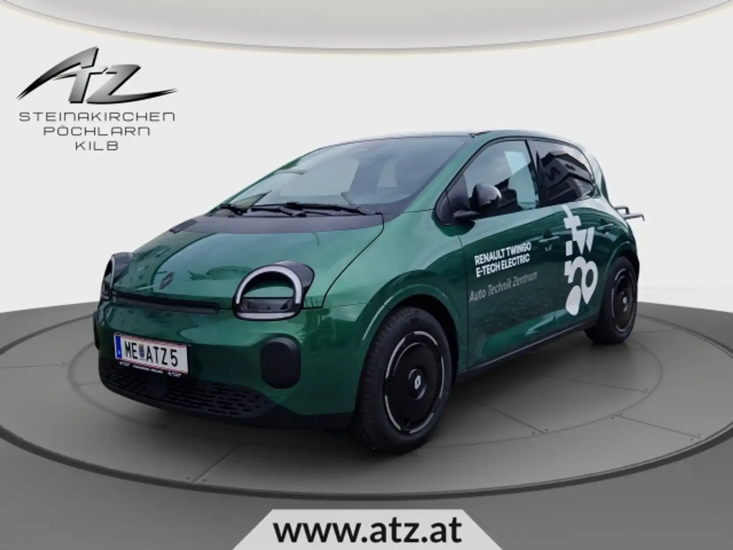 Renault Twingo E-TECH ELECTRIC Techno 80 PS urban range Grün - 1