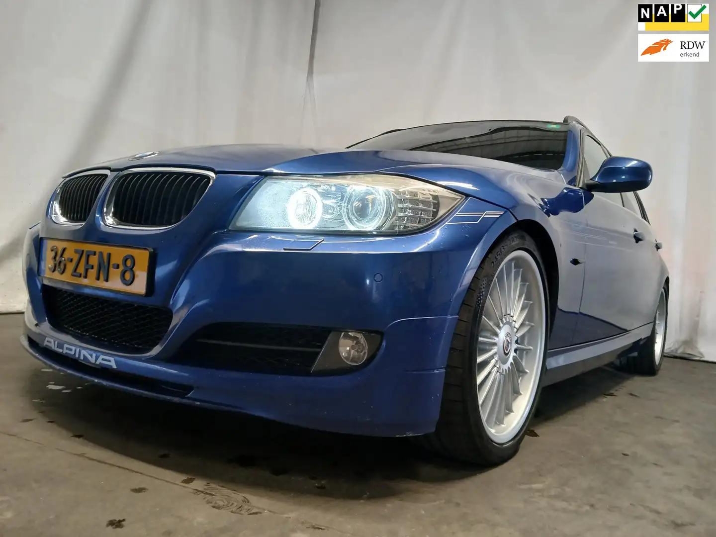 Alpina D3 BMW ALPINA BITURBO TOURING - Leer - Clima - Schade Blauw - 1