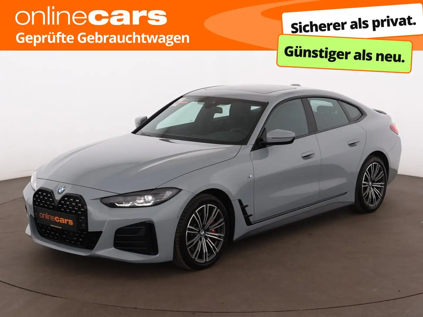 BMW 430 430d Gran Coupe xDrive M-Sport Aut LED SKY LEDER Grau - 1