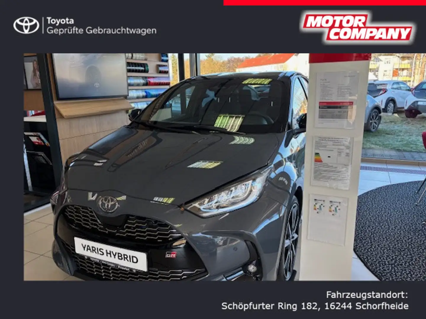 Toyota Yaris 1,5 Hybrid  GR Sport Ausstattung AKTIONSPREIS Grijs - 1