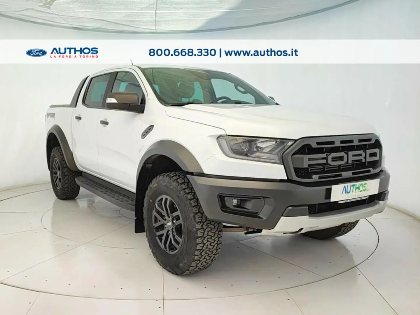 Ford Ranger Raptor 2.0 tdci double cab 213cv auto Bianco - 2