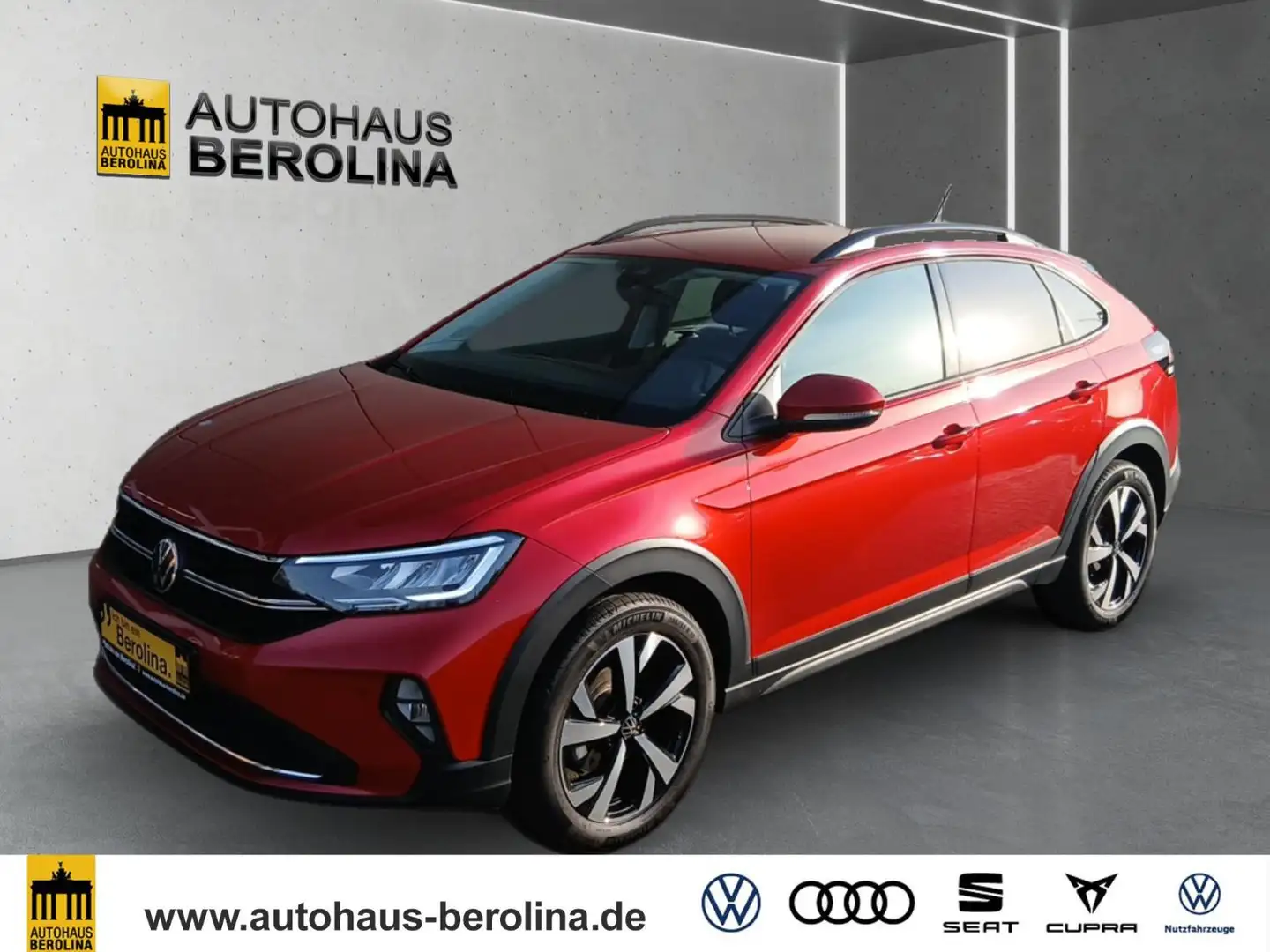 Volkswagen Taigo 1.0 TSI Life DSG *R-CAM*PDC*App-Connect* Rot - 2