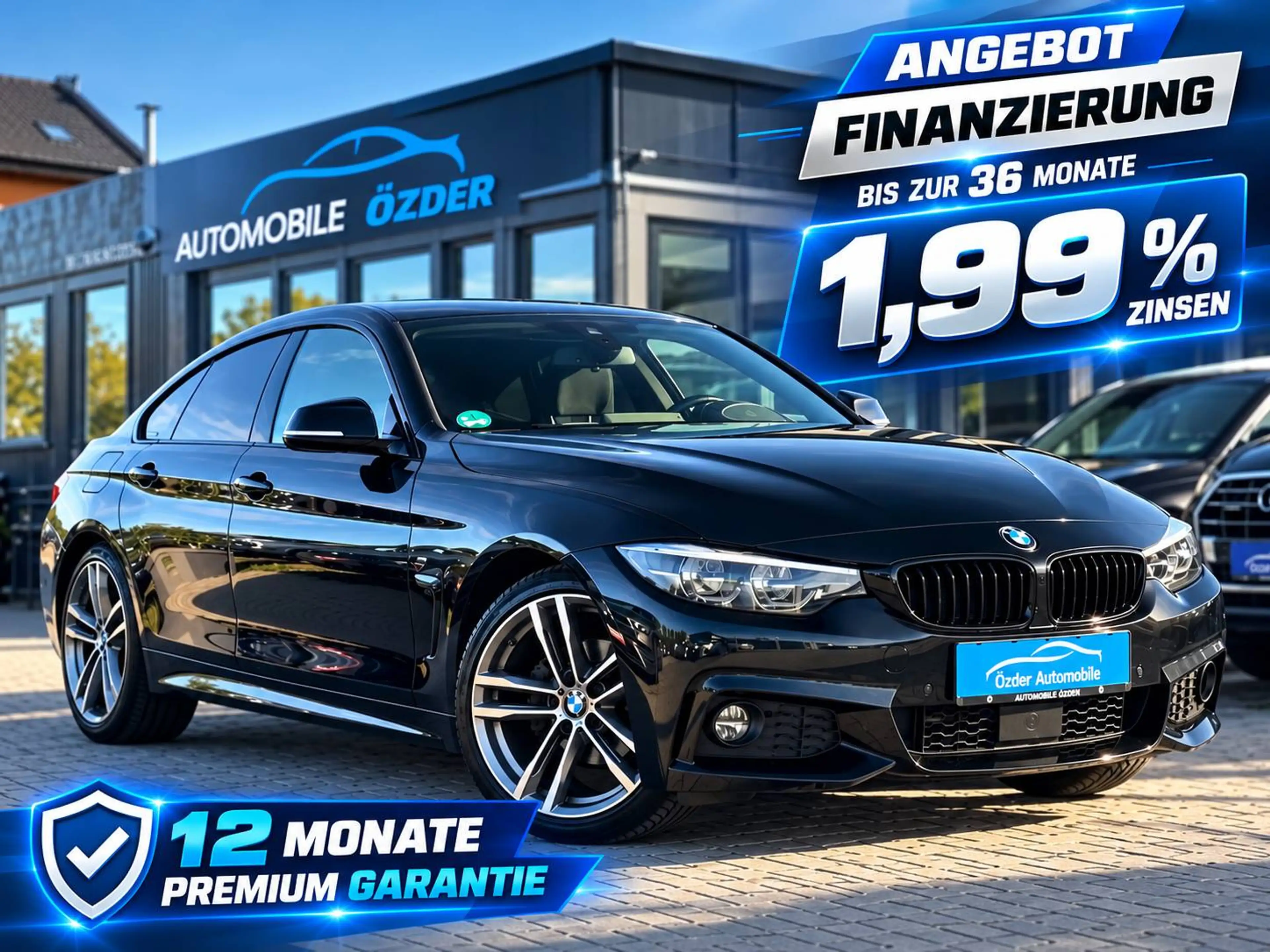 BMW 420 i 4 Gran Coupe M Sport+Finanzierung+Garantie+