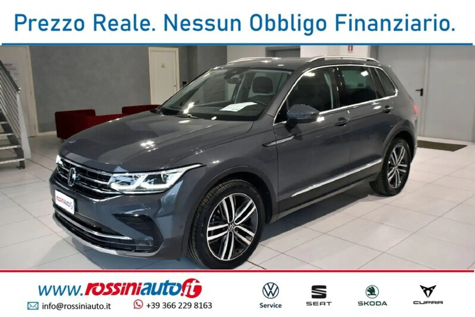 Volkswagen Tiguan 1.5 TSI ACT 150 CV DSG ELEGANCE + R19 AUKLAND BI-C Gris - 1