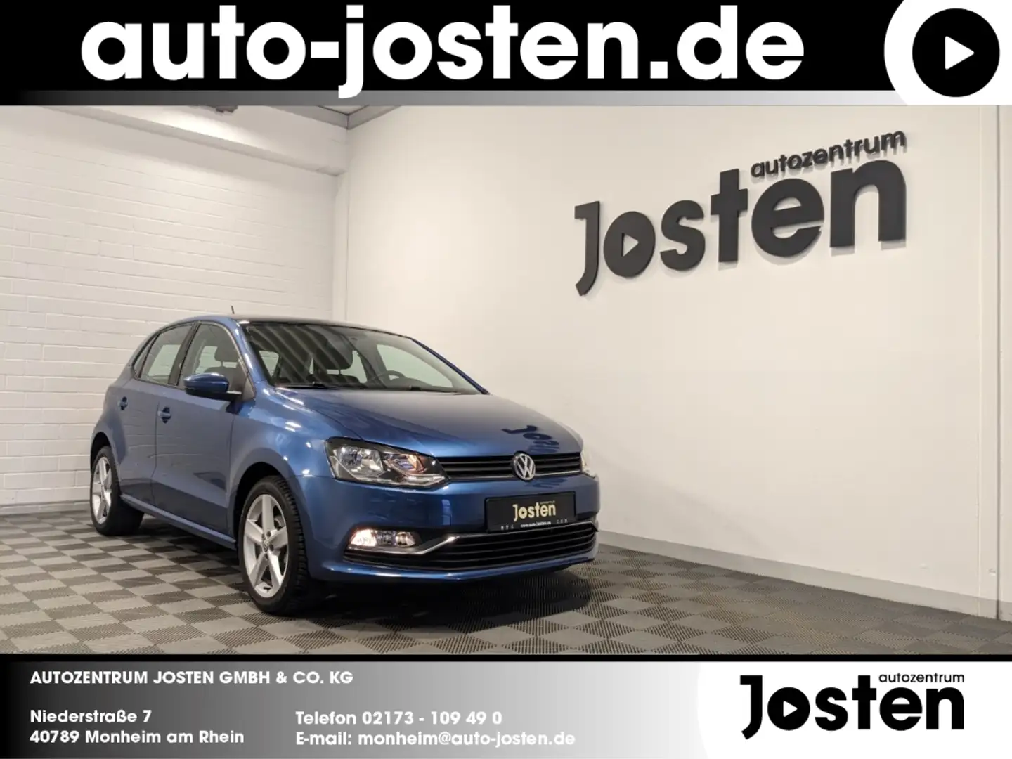 Volkswagen Polo 1.2 TSI  PANO KLIMA BLUETOOTH Niebieski - 1