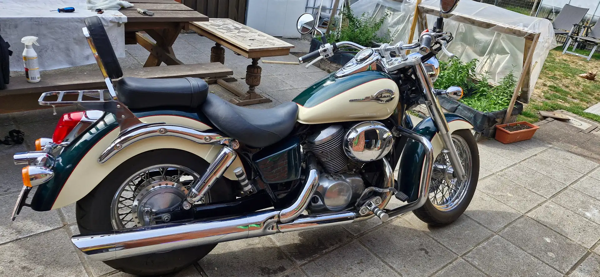 Honda Shadow 750 Ace Verde - 1