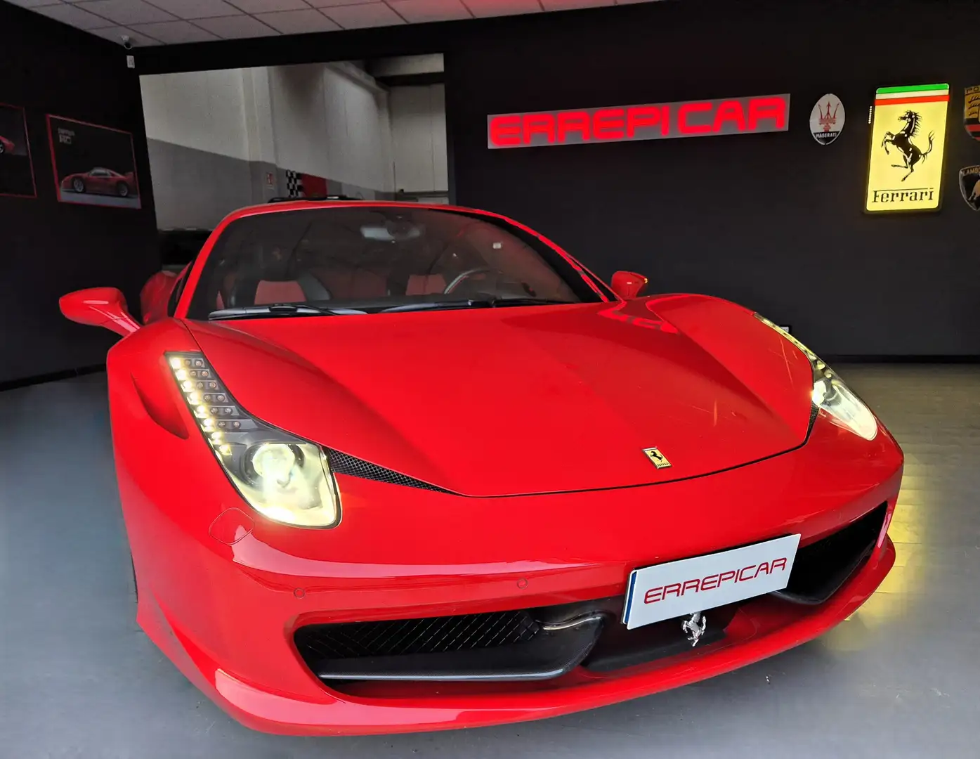 Ferrari 458 Coupe 4.5 Italia dct - NAZIONALE-2 PROPRIETARI Rosso - 2