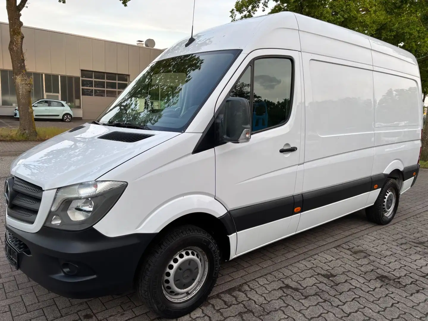 Mercedes-Benz Sprinter 316 CDi Kasten H+Lang Euro-6 1.Hd. AHK Bianco - 1