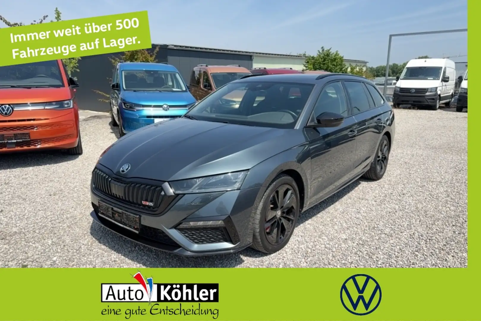 Skoda Octavia RS Combi TSi DSG Panorama-Schiebedach Grau - 1