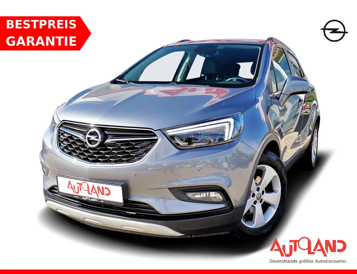 Opel Mokka X 1.4 Android Apple AHK Kamera Tempomat Grau - 1