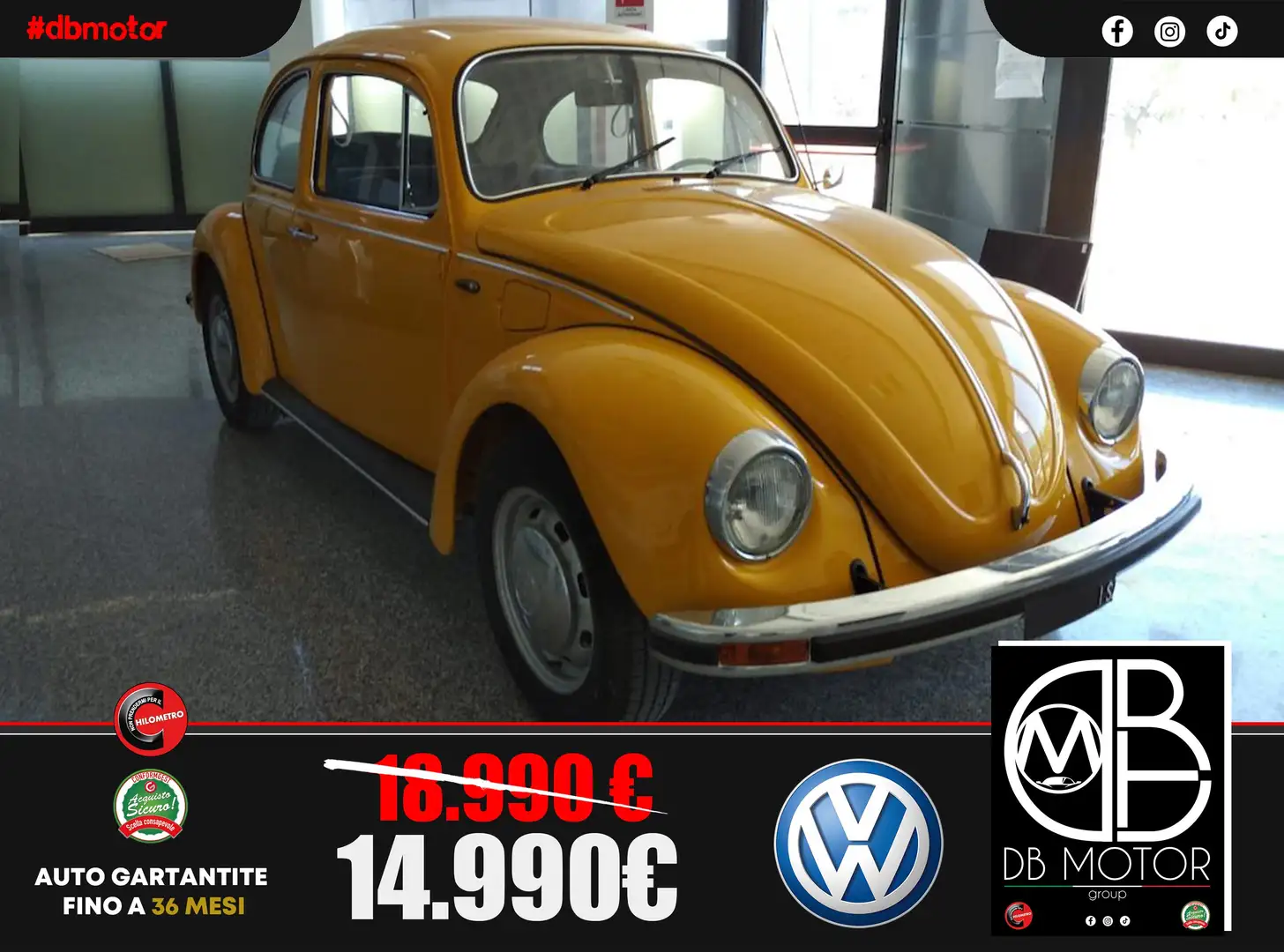 Volkswagen Maggiolino Maggiolino 1.2 L (messico) Giallo - 1