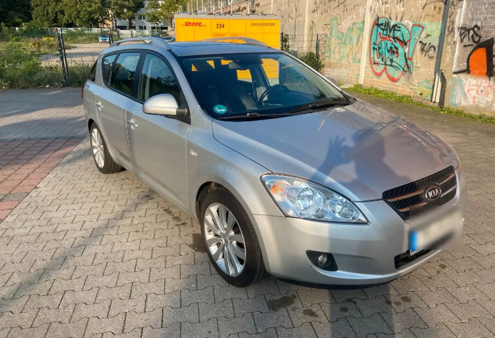 Kia Ceed SW / cee'd SW 2.0 Automatik,Klimaauto., Teilleder,GSD,scheckheft Silber - 2