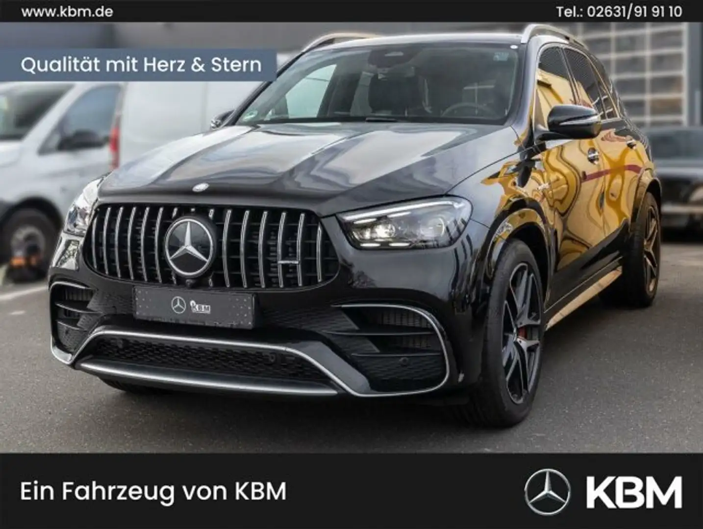 Mercedes-Benz GLE 63 AMG GLE 63 S AMG 4M+ PREMIUM°KEYL°AHK3,5°BUR°PAN°HuD Zwart - 1