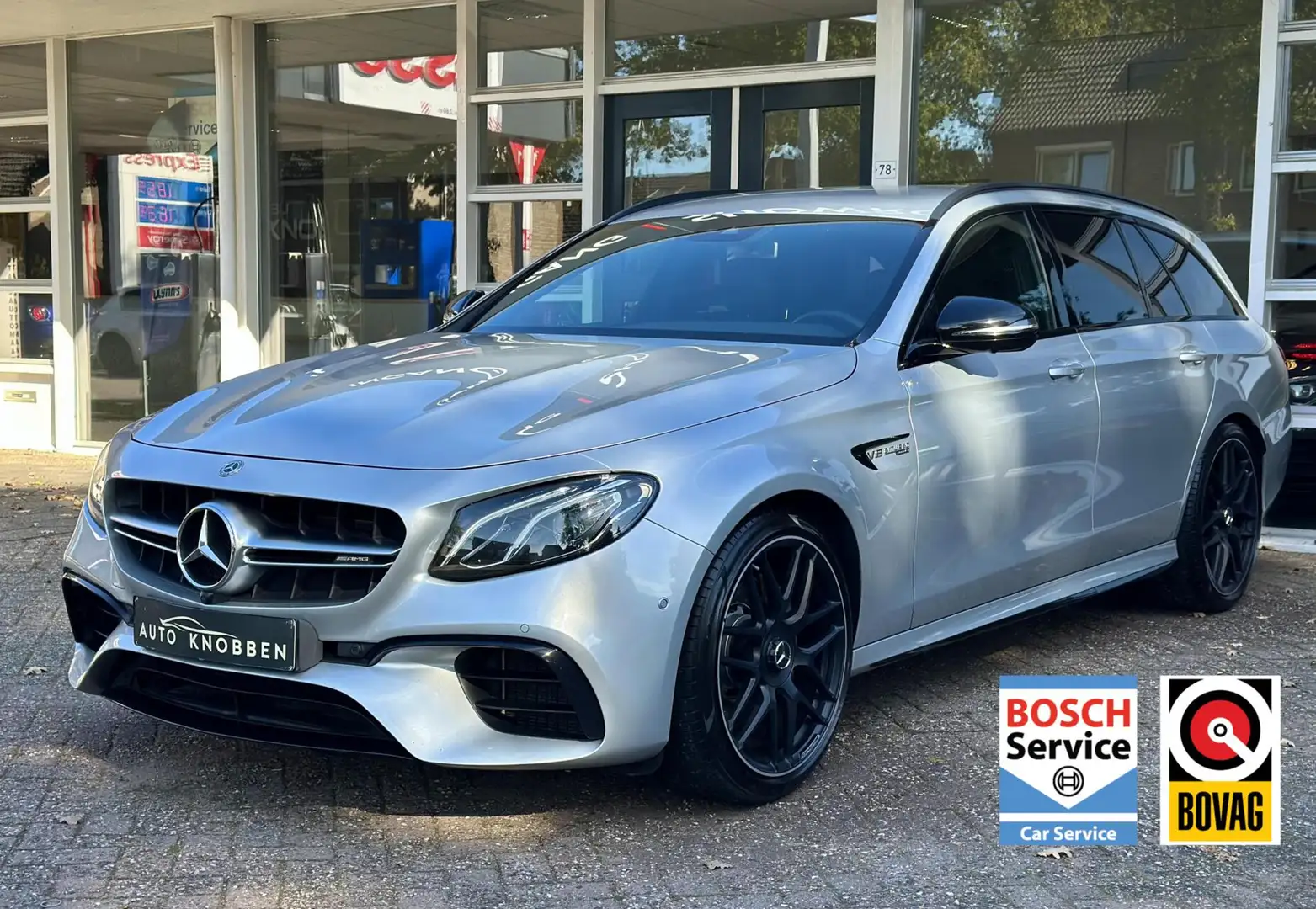 Mercedes-Benz E 63 AMG Estate 4MATIC Burmester, 360 Camera, Luchtvering.. Gris - 1